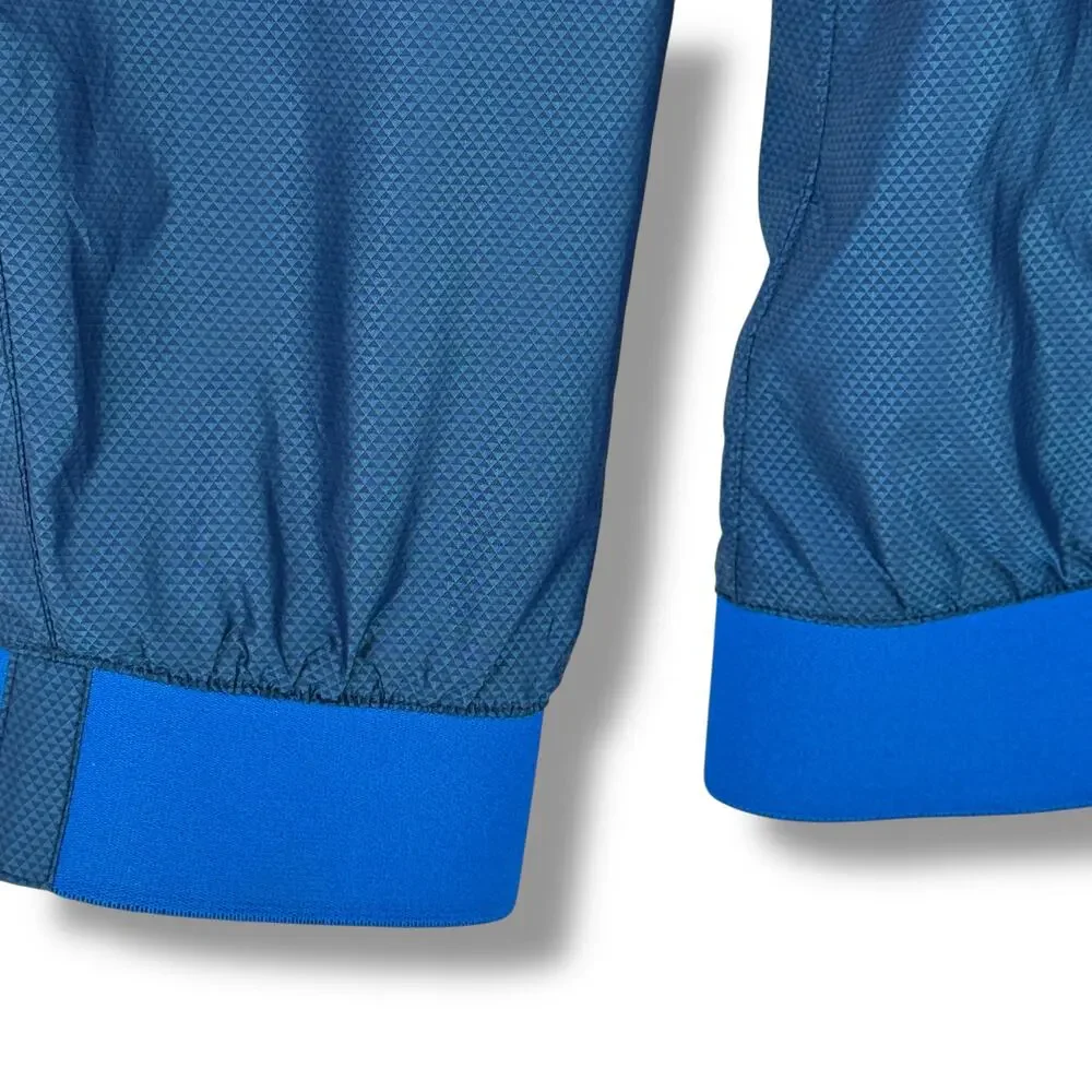 The North Face Blue Running Jacket Windbreaker Mens Sz Medium Style NF00CA3U
